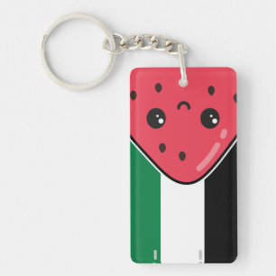 Drapeau de la Palestine mignonne avec Palestin san