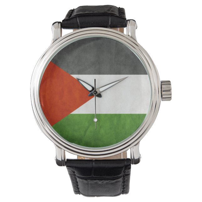 Drapeau de la Palestine montres (devant)