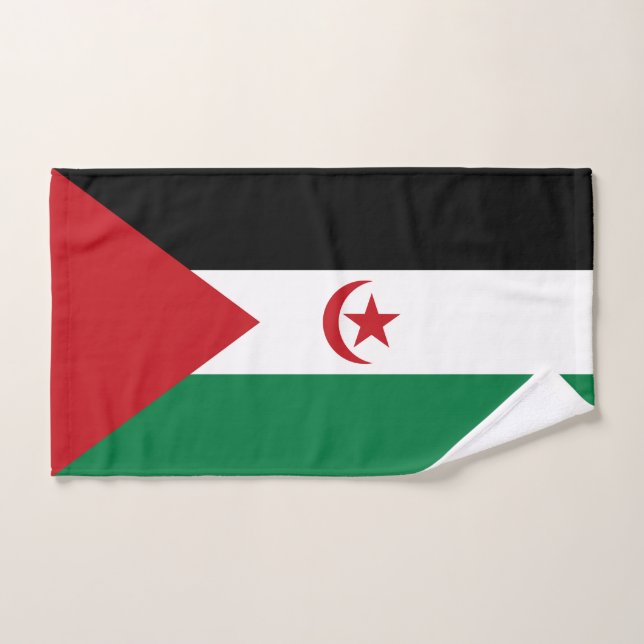Drapeau de la République arabe sahraouie démocrati (Serviette à main)