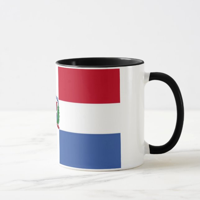 Drapeau de la République Dominicaine Mug (Droite)