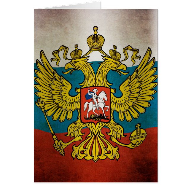 Drapeau de la Russie qui flotte (Devant)