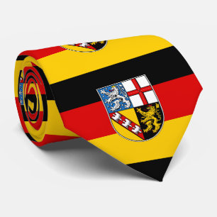 Drapeau de la Sarre Cravate