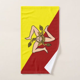 Drapeau de la Sicile (région italienne)