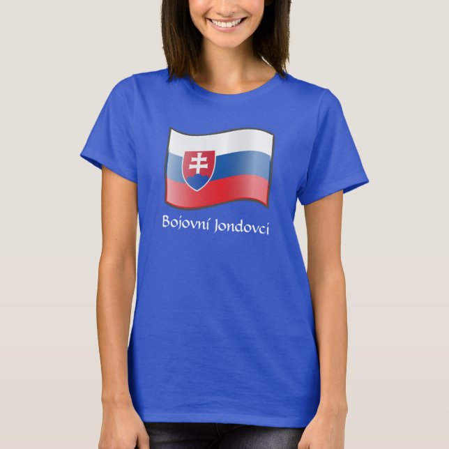 Drapeau de la Slovaquie Bojovní Jondovci T-Shirt (Devant)