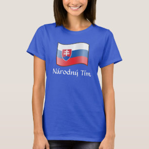 Drapeau de la Slovaquie Národný Tím T-Shirt