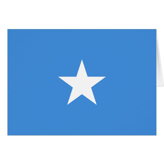 Drapeau de la Somalie (Devant horizontal)
