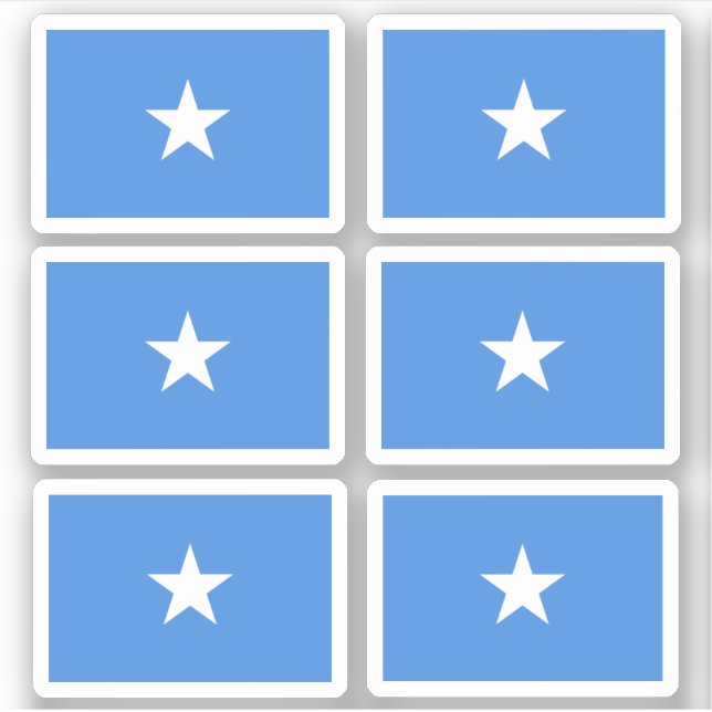 Drapeau de la Somalie - une collection Sticker (Devant)