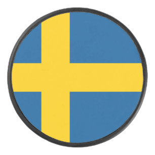 Drapeau de la Suède Hockey Puck