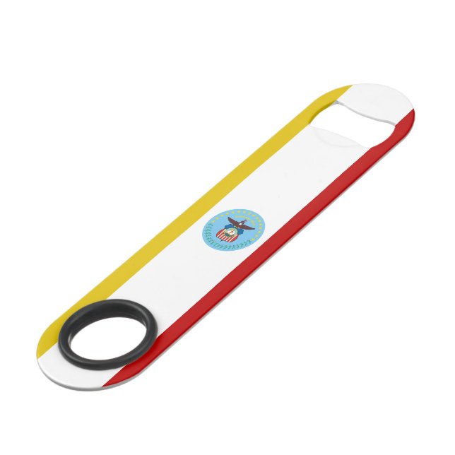 Drapeau de la ville de Columbus (Ohio) (Devant angulaire)