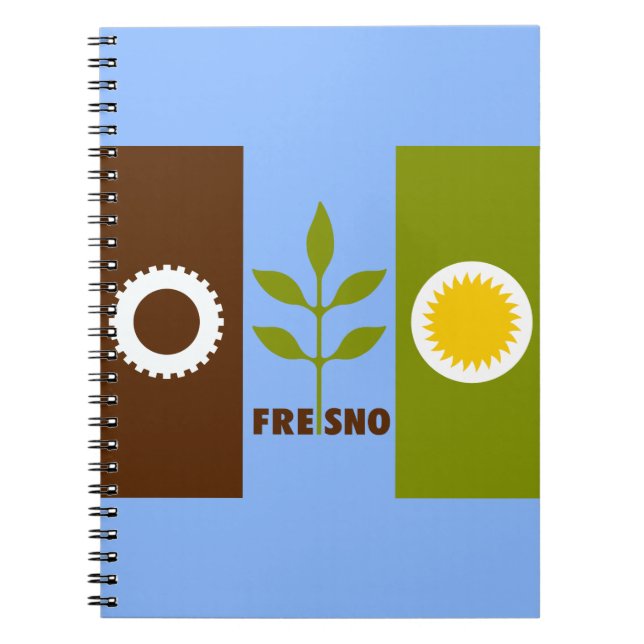 Drapeau de la ville de Fresno, Carnet de Californi (Devant)