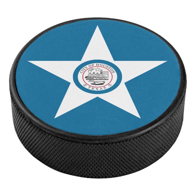 Drapeau de la ville de Houston, Texas Hockey Puck (3/4/2016 12:00:00 AM)