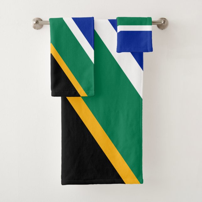 Drapeau de l'Afrique du Sud (En situation)