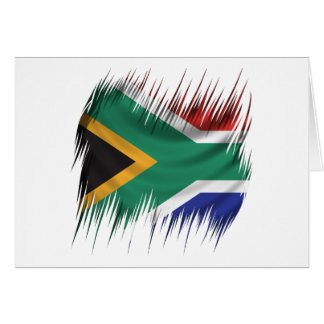 Drapeau de l'Afrique du Sud de défibreurs