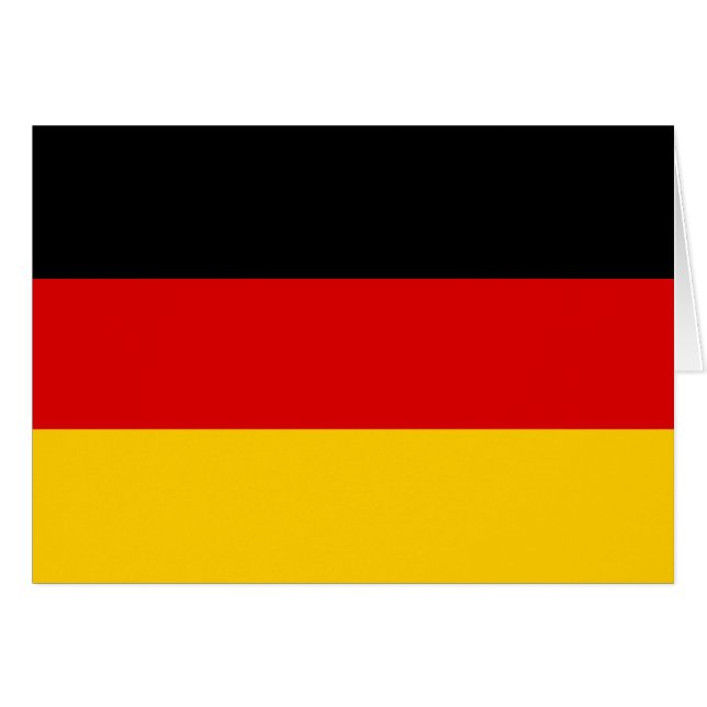 Drapeau de l'Allemagne (Devant Horizontal)
