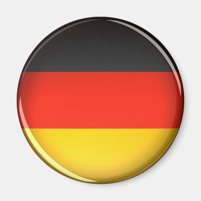 Drapeau de l'Allemagne - Magnet (Devant)