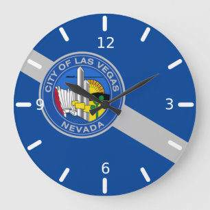 Drapeau de Las Vegas (Nevada) Grande Horloge