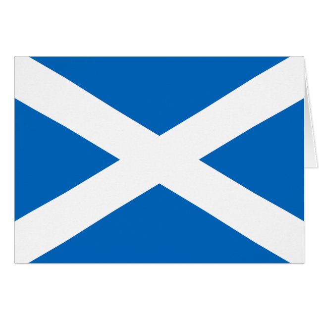 Drapeau de l'Ecosse - Bratach na h-Alba (Devant horizontal)