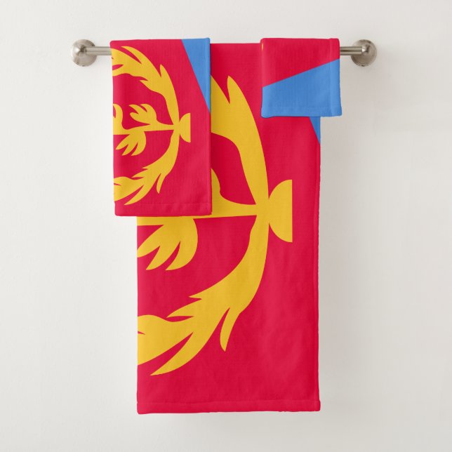 Drapeau de l'Érythrée (En situation)