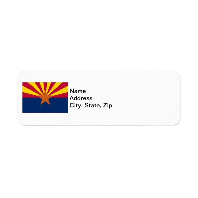 Drapeau de l'État d'Arizona (Devant)
