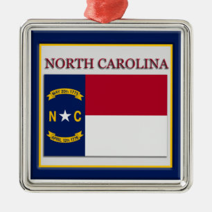 Drapeau de l'État de Caroline du Nord Ornement de 