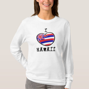 Drapeau de l'État de Heart Hawaii dames sweat - sh
