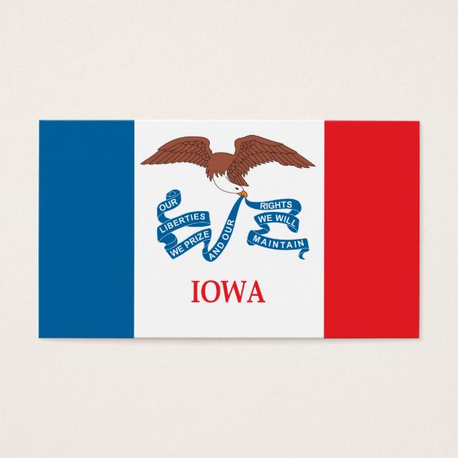Drapeau de l'État de l'Iowa (Devant)