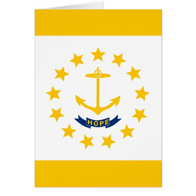 Drapeau de l'État de Rhode Island (Devant)