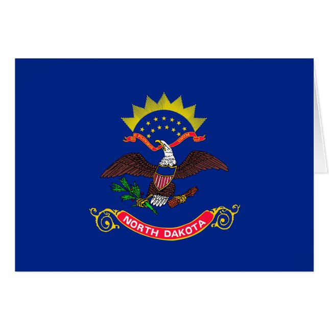 Drapeau de l'État du Dakota du Nord (Devant horizontal)