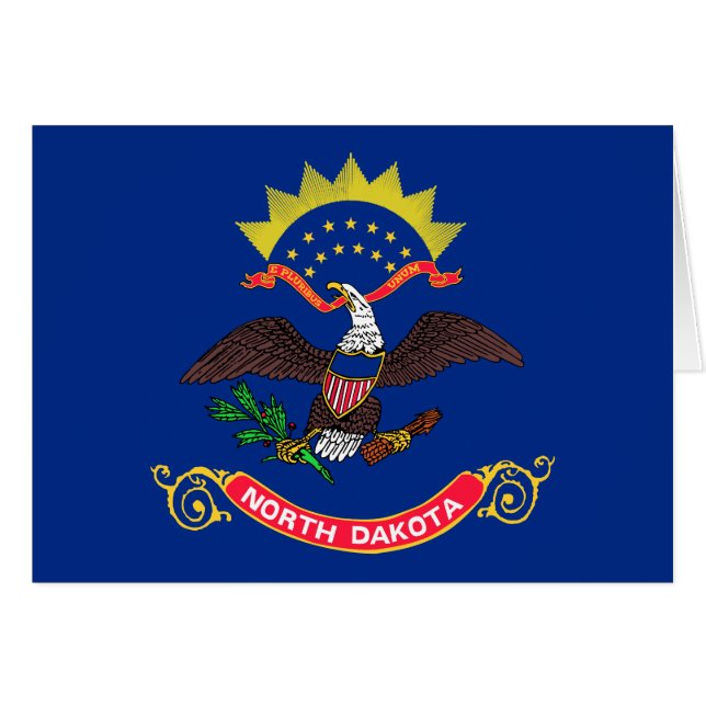Drapeau de l'État du Dakota du Nord (Devant horizontal)