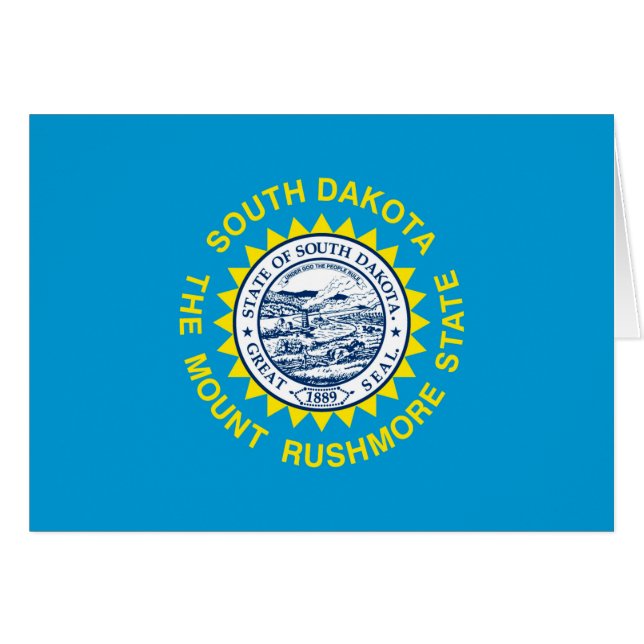 Drapeau de l'État du Dakota du Sud (Devant horizontal)