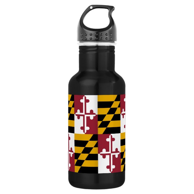 Drapeau de l'État du Maryland Bouteille de la libe (Devant)