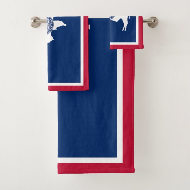 Drapeau de l'État du Wyoming (En situation)
