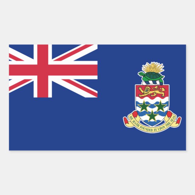 Drapeau de l'île Cayman Stickers (Devant)