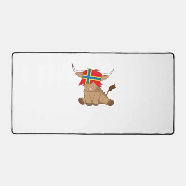 Drapeau de l'île d'Orkney cadeau écossais coupe de (Recto)