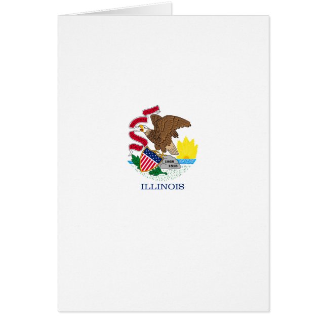Drapeau de l'Illinois (Devant)