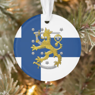 Drapeau de lion finlandais