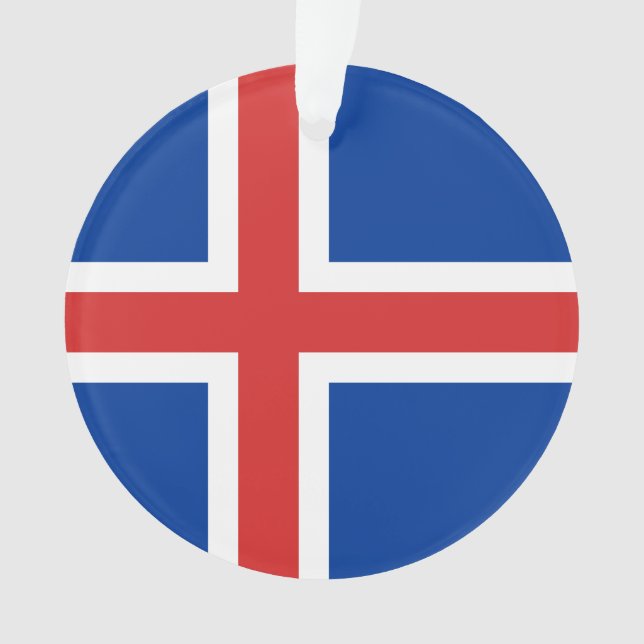 Drapeau de l'Islande (devant)