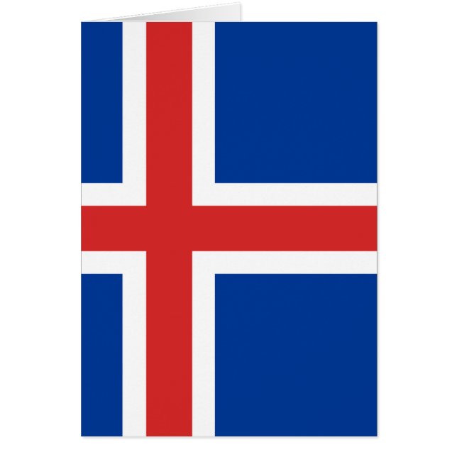 Drapeau de l'Islande (Devant)