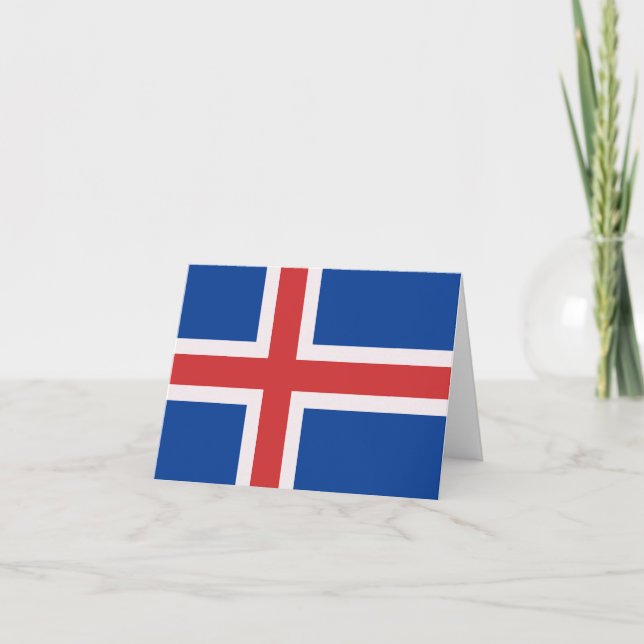 Drapeau de l'Islande (Devant)