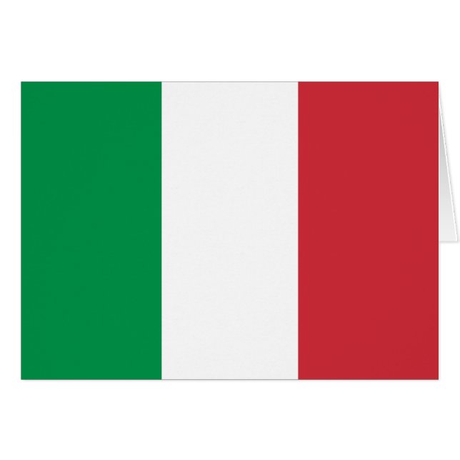 Drapeau de l'Italie (Devant horizontal)