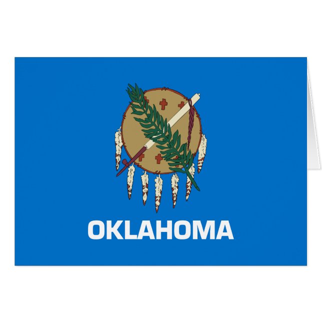 Drapeau de l'Oklahoma (Devant horizontal)