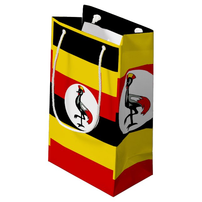 Drapeau de l'Ouganda sac cadeau (Dos Angle)