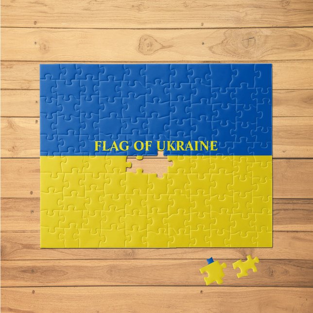 Drapeau de l'Ukraine 8"x10" Jigsaw Puzzle (Créateur téléchargé)