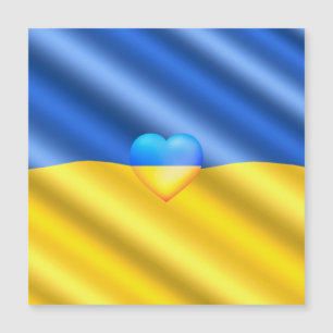 Drapeau de l'Ukraine Carte Magnétique Liberté - Pa