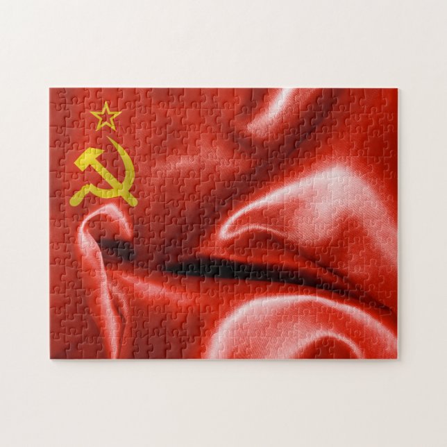 Drapeau de l'Union soviétique Jigsaw Puzzles (Horizontal)