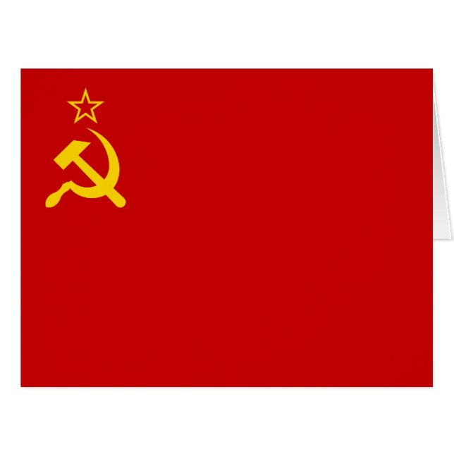 Drapeau de l'Union soviétique, URSS, CCCP, communi (Devant horizontal)