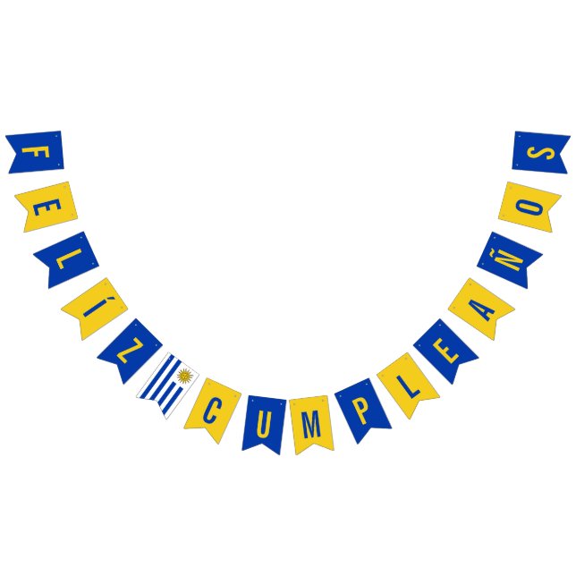 Drapeau de l'Uruguay Décorations de fête d'anniver (Tout)