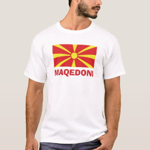 Drapeau de Macédoine Maqedoni T-Shirt