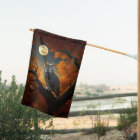 Chouette à cornes en automne