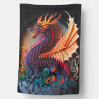 Fire Dragon Castle Imaginaire Art Mythique Créatur